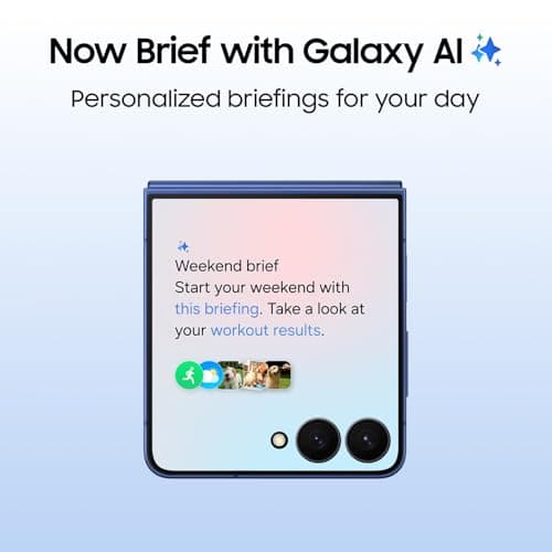 Samsung Galaxy Z Flip7, 256GB, Blue Shadow (CAD Version & Warranty) - AI Smartphone, 50MP, 6.9" Dynamic AMOLED Main Display, 120Hz Refresh, FlexCam - Financing Available — view 5