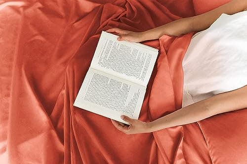 Queen 6 Piece Sheet Set - Comfy Breathable & Cooling - Ultra Soft Hotel Luxury Bedding Set w/ 8-16 Inch Deep Pockets - 1 Flat & 1 Fitted Sheet & 4 Pillowcases - Cozy, Wrinkle Free & Easy Care - Coral — view 8