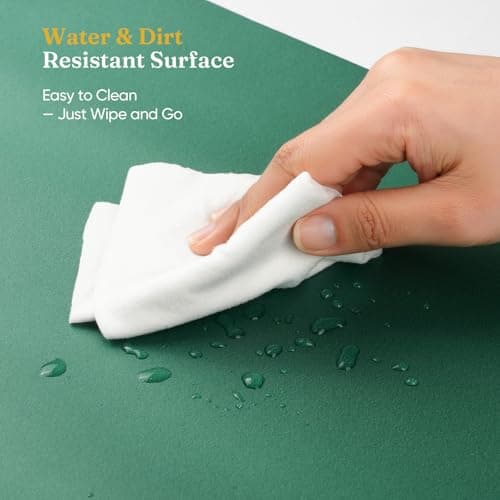 Grenebo 2-Pack 1.6" Extra Thick NBR Foam Garden Kneeling Pads, Ultra Soft Cushion Kneeling Pads for Gardening, Gardening Kneeling Pad for Baby Bathing, Work, Exercise, 17.3×11×1.6 in, Green — view 3