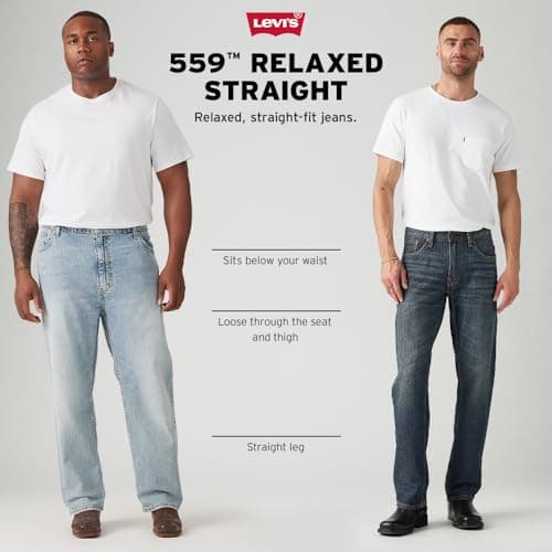Levi's Men's 559 Relaxed Straight Fit Jean - 36W x 32L - Navarro - Stretch — view 4