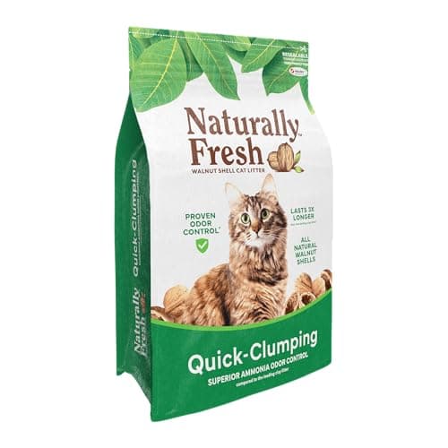 Naturally Fresh Cat Litter Made from Walnut Shells, Quick-Clumping, Unscented, Upcycled, Easy Scooping, Sustainable, 30 Lbs — view 5
