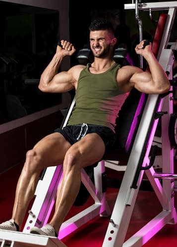 Boyzn Men's 3 Pack Cotton Workout Tank Tops, Athletic Gym Muscle Tank Top, Fitness Bodybuilding Sleeveless Tee Shirts for Men Black/Gray/Green-3P03-L — view 2