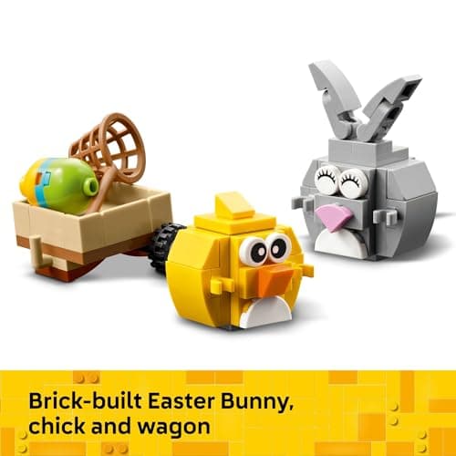 LEGO Easter Bunny and Chick Egg Hunt Building Toy for Girls & Boys - Springtime Pretend Playset for Kids, Ages 8+ - Basket Stuffer or Gift Idea for Easter, Birthdays, & Special Occasions - 40808 — view 3