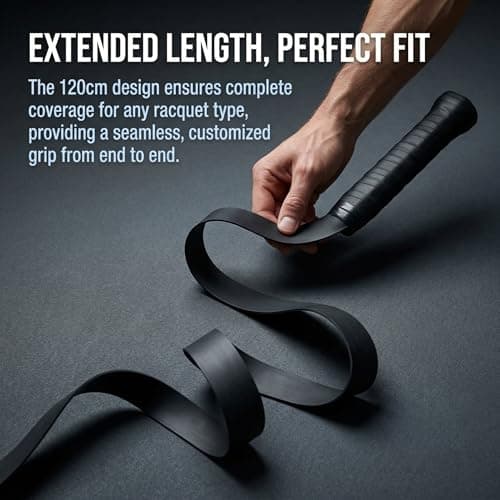 Shpucise 6 Pack Tennis Racket Grip Tape, Non-Slip Absorbent Tennis Grips Tape, Tacky Tennis Racquet Grip Tape, PU Upgraded Fabric Overgrip for Tennis, Pickleball, Badminton, Golf, Baseball Bat — view 2