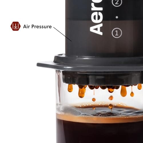 AeroPress Original Coffee Press - All-in-One French Press, Pour-Over & Espresso Style Manual Brewer, 2 Min Brew for Less Bitterness, More Flavor, Small Portable Coffee Maker, Travel & Camping — view 3