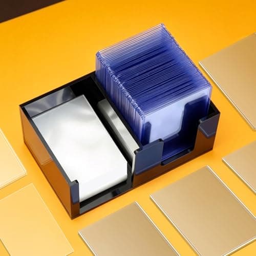 tutata Acrylic Toploader Holder and Penny Sleeve Holder, Top Loader Storage Box