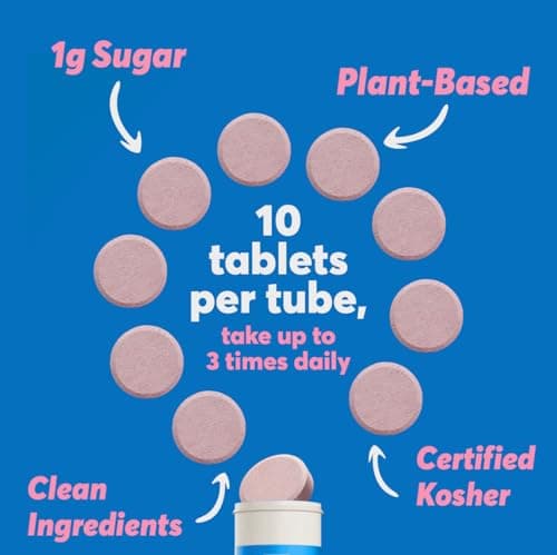 Nuun Sport: Electrolyte Drink Tablets, Box of 4 Tubes (40 servings), Tri-Berry, Electrolyte Hydration Supplement — view 3
