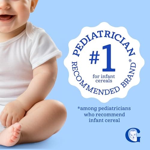 GERBER CEREAL FOR BABY Infant Dry Cereal Rice 1ST FOODS Non GMO Rice 5x8oz — view 5