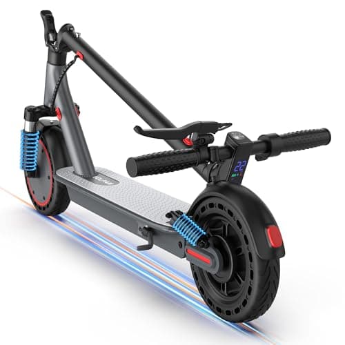 Volpam 11" Electric Scooter, 800W Motor with Dual Suspension, Top Speed 31 MPH, Max 30 Miles Long Range, E Scooter for Commuting, APP Control, 220LBS Max Load