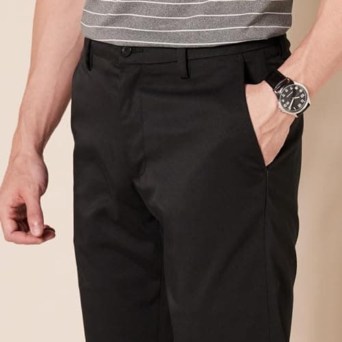 Amazon Essentials Men's Slim-Fit Stretch Golf Pant, Black, 34W x 30L — view 4
