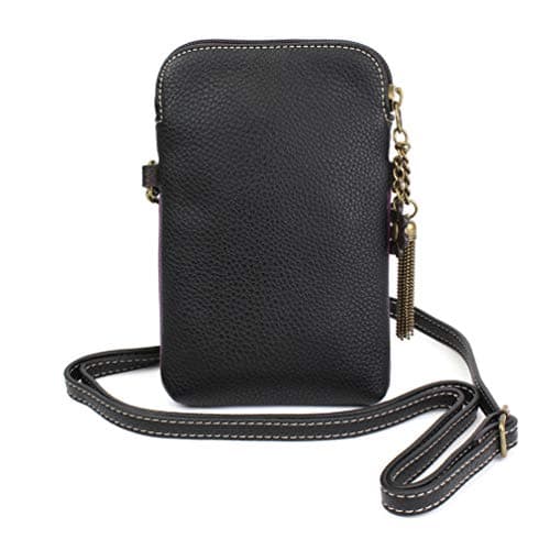 CHALA Dazzled Cell Phone Crossbody Purse-Women PU Leather Multicolor Handbag with Adjustable Strap, Paisley - Purple, One Size