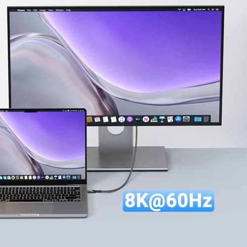 JBTOP 40Gbps USB 4.0 for Thunderbolt 4 Cable 1ft(2packs) 240w USB pd Cable — view 5