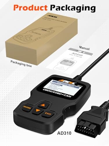 ANCEL AD310 Classic Enhanced Universal OBD II Scanner Car Engine Fault Code Reader CAN Diagnostic Scan Tool, Read and Clear Error Codes for 1996 or Newer OBD2 Protocol Vehicle (Black) — view 7