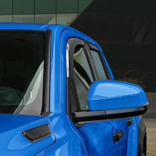 Goodyear Shatterproof in-Channel Window Deflectors for Toyota Tacoma Double Cab 2024-2026, Rain Guards, Window Visors for Cars, Vent Deflector, Car Accessories, 4 pcs - GY008051 — view 4