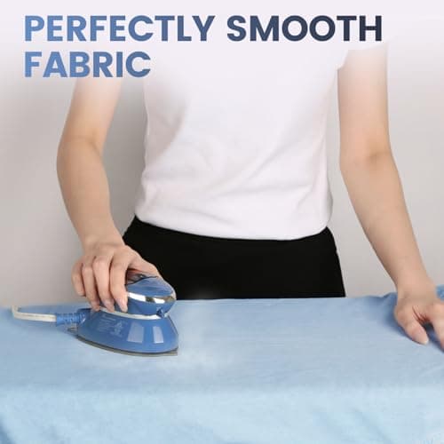 BEAUTURAL Mini Travel Steam Iron for Clothes with Dual Voltage, Non-Stick Soleplate, One Temperature Technology, Detachable Water Tank, Ideal for Sewing, Quilting and Handcraft — view 4