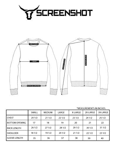 SCREENSHOT mens Crew Neck, F11908-black, Medium — view 5