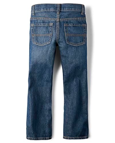The Children's Place Boys Basic Bootcut Jeans,Dk Juptier Single,10 — view 3