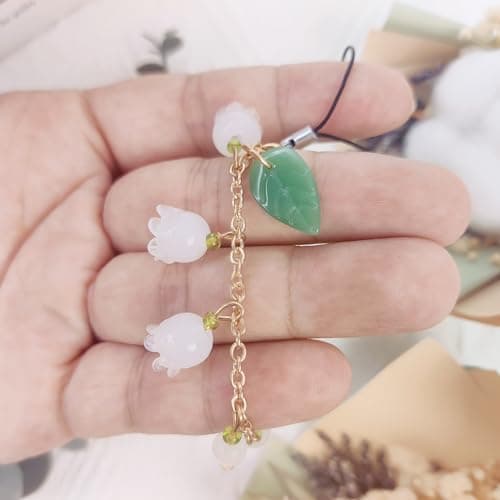 Homvog 1-4PCS Cute Phone Charms Aesthetic Y2K Cell Phone Charms Strap Pink Strawberry Butterfly Star Phone Charm Y2K Accessories for Phone Bag Keychain Airpods Camera Pendants Decor, metal — view 2