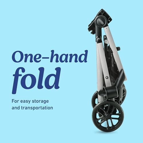 Graco Modes Pramette Travel System, Car Seat and Stroller Combo, Includes SnugRide LX Infant Car Seat and Baby Stroller, 3 Modes: Car Seat Carrier, Pramette, Toddler Stroller, Ellington — view 4