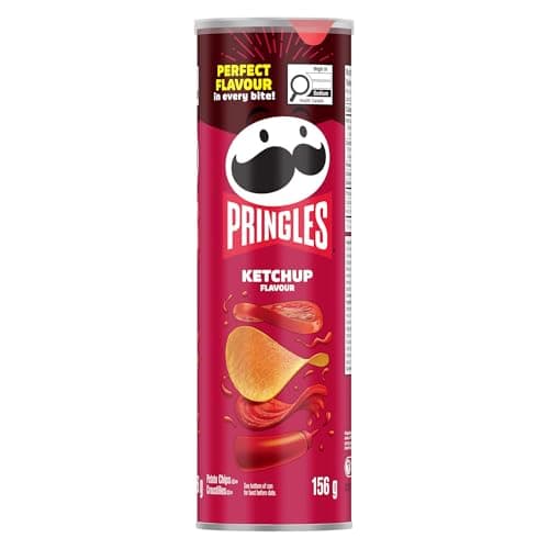 Pringles* Potato Chips Ketchup Flavour, 156 g