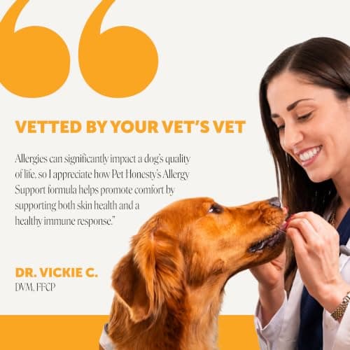 Dog Allergy Relief Immunity Chews - Paw Licking, Itching & Seasonal Allergies - with Colostrum, Probiotics, Turmeric & Salmon Oil - Vet Recommended Anti-Itch Supplement for Dogs (Salmon, 90 Ct) — view 4