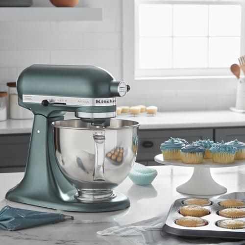 KitchenAid Artisan Series 5 Quart Tilt Head Stand Mixer, KSM150PS, Juniper — view 3