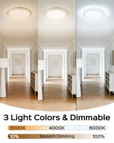 FIONSUN Motion Sensor Light Indoor, Rechargeable Ceiling Light with Remote Control,10000mAh Battery Operated Closet Light,Magnetic LED Shower Lights (2 Pack) — view 3