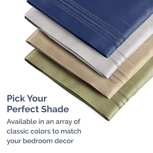 Queen Pillow Cases Set of 2 - Ultra Soft Hotel Quality Pillowcase Covers - Comfy, Cozy & Wrinkle Free - Shrinkage, Stain and Fade Resistant - Machine Washable Pillow Protectors - 2 Piece Set - White — view 6