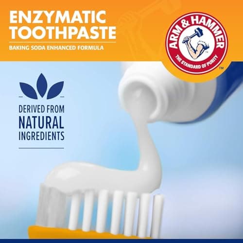 Arm & Hammer for Pets Tartar Control Dog Dental Care Kit, Banana Mint Flavor Toothpaste with Baking Soda, Double-Sided Toothbrush and Finger Brush Included, 2.5 Oz, 3-Piece - 2 Pack