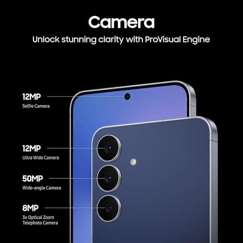 Samsung Galaxy S25 FE Cell Phone (2025), 128GB AI Smartphone, Unlocked Android, Large Display, 4900mAh Battery, High Res-Camera, AI Photo Edits, Durable, US 1 Yr Warranty, Icyblue — view 3