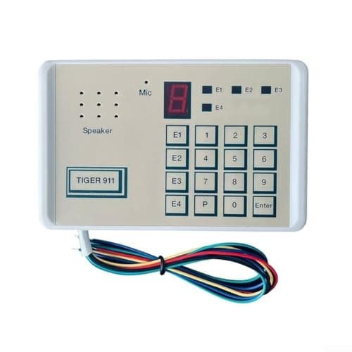 HanOaki Telephone PSTN Auto Dialer for Alarm Systems with Voice Message Playback, 4 Number Storage, 20-Second Recording, Password Stop Function, Power Outage Memory Retention, White Plastic Housing — view 3