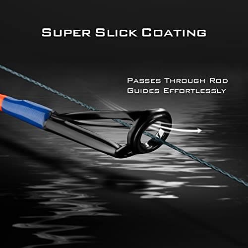 KastKing Superpower Braided Fishing Line,Low-Vis Gray,20 LB,327 Yds — view 2