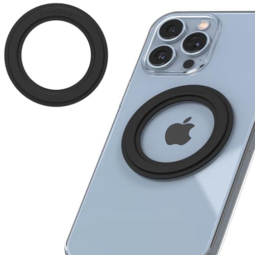 SleekStrip Mag Ring MagSafe Magnetic Ring Adapter for iPhone Android Kindle Strong Adhesive MagSafe Sticker for Phone Case Back of Phone Magnetic Converter Kit Accessory
