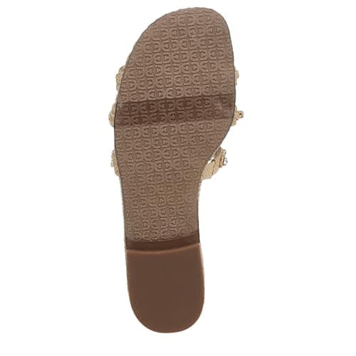 Sam Edelman Women's Bay Flat Sandal, Bleached Beechwood Jewel, 7.5 — view 3