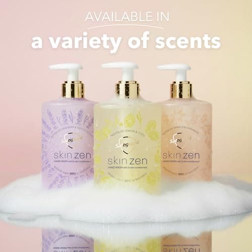 Safeguard Liquid Hand Soap, Skin Zen, Washes Away 99% Bacteria, Made with Natural Moisturizers & 2X Skin Conditioners, Safeguarding Families, PH Balanced Formula, Lavender & Sandalwood Scent, 16 oz — view 8