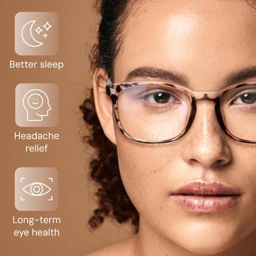 Gaoye Blue Light Blocking Glasses, Fashion Square Fake Nerd Eyewear Anti UV Ray Computer Gaming Eyeglasses Women/Men — view 3