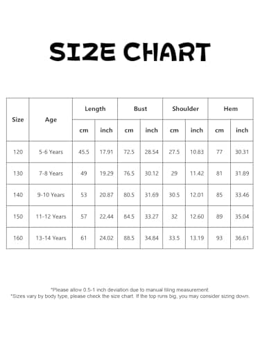 Haloumoning Girls' Summer T Shirts Crewneck Petal Short Sleeve Cute Casual Tops, Purple, 5-6 Years — view 5
