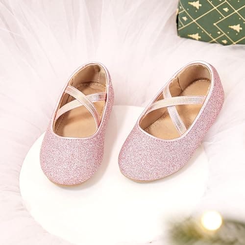 Otter MOMO Toddler/Little Girls Mary Jane Ballerina Flats Size 8 Shoes Slip-on School Party Dress Shoes — view 7
