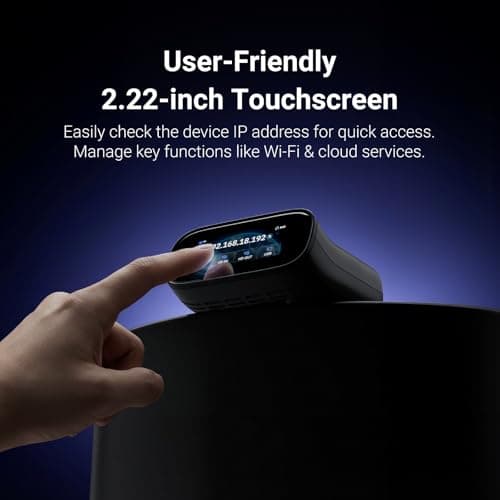 GL.iNet Comet Pro (GL-RM10) Remote KVM Over Wi-Fi, Dual Band Wi-Fi 6, 4K@30FPS Passthrough, Touchscreen, 32GB eMMC,Tailscale Support Remote Access and ATX/fingerbot for Disaster Recovery, Home Office — view 4
