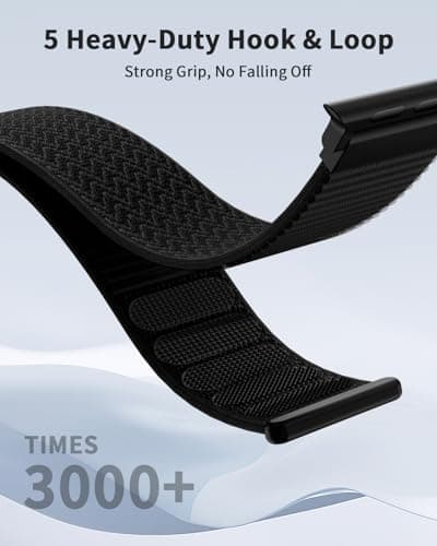 Nylon Sport Loop Band Compatible with Apple Watch Bands 44mm 45mm 46mm 49mm
