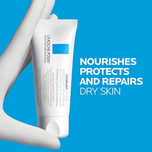 La Roche Posay Cicaplast Baume B5, Multi-Purpose Soothing Balm for Dry Skin, Absorbs Quickly, Non-Sticky, Glassy Skin Finish, for Face or Body, Suitable for the Whole Family, Fragrance Free, 40ml — view 6