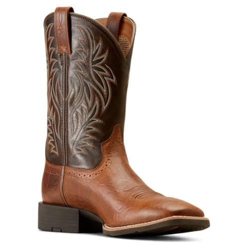 Ariat 1003599610.5D Mens Sport Western WST Penut BTR/Chga BRN 200 - Brown 10.5D — view 2