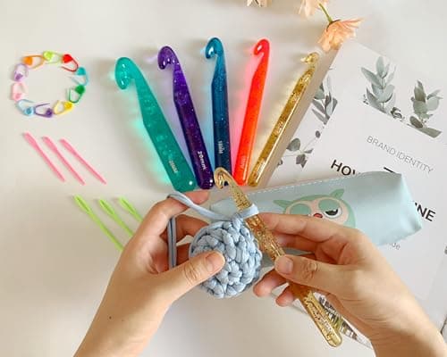 Large Crochet Hooks,25mm 20mm 18mm 15mm 12mm Crochet Hooks — view 2