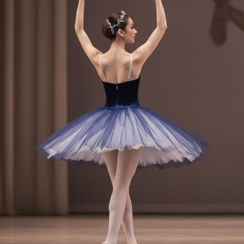 Costume Adult Dance Leotard Ballet Dress Camisole Bodysuit Maxi Tulle Dance Costume Adult Dancewear — view 5