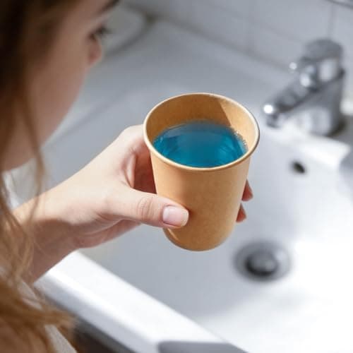 BYSNOW 100 Pack 5 oz Kraft Paper Cups, Small Disposable Bathroom Cups — view 3