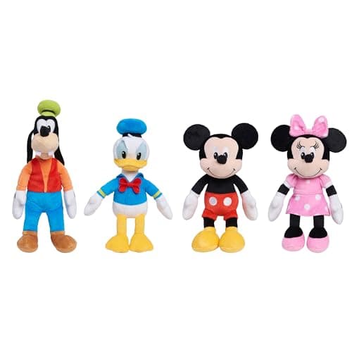 Disney Junior Mickey Mouse Bean Plush Minnie Mouse Stuffed Animal, Officially Licensed Kids Toys for Ages 2 Up, Gifts and Presents — view 4