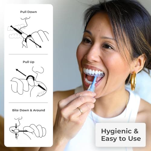 PUL Pack of 1 Reusable 2-in-1 Aligner Seating Chewie & Removal Tool — Compatible with Invisalign, Removable Braces, Retainers & Trays – Easy-to-Use Remover & Chew, Dental & Oral Hygiene Care – Black — view 2