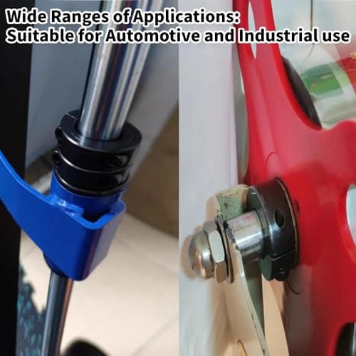 AZSSMUK 3/4" Shaft Collar Double Split Clamp-on Carbon Steel with Set Screw 4-packed — view 5