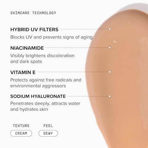 DRMTLGY Universal Tinted Moisturizer SPF 46 – Hydrating Dewy Tinted Sunscreen for Face with Zinc Oxide & Octinoxate – Niacinamide & Hyaluronic Acid – Broad Spectrum Lightweight Daily SPF, 1.7 oz — view 3