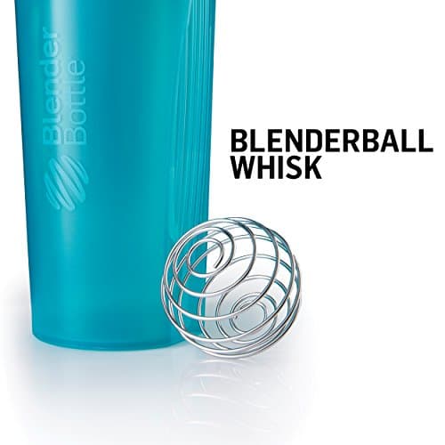 BlenderBottle Classic Shaker Bottle Perfect for Protein Shakes and Pre Workout, 28-Ounce, Black — view 4